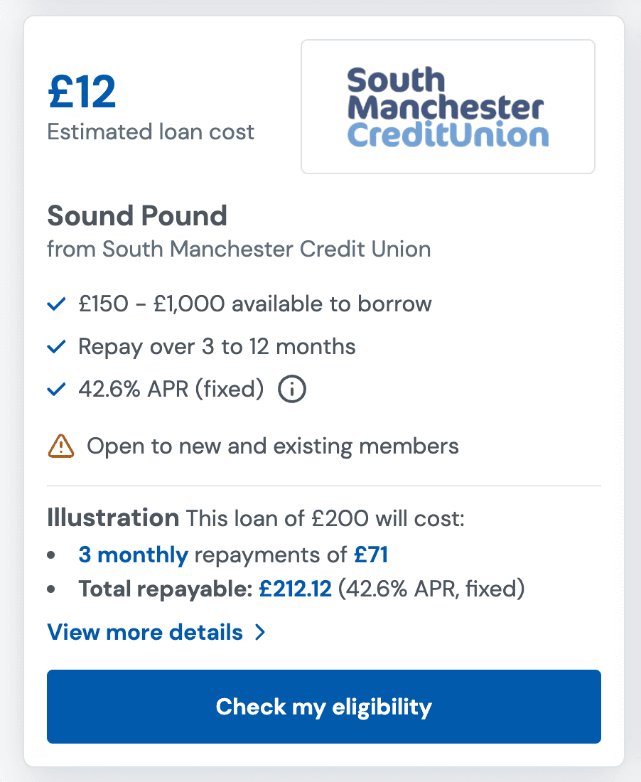Loan Product Card component preview