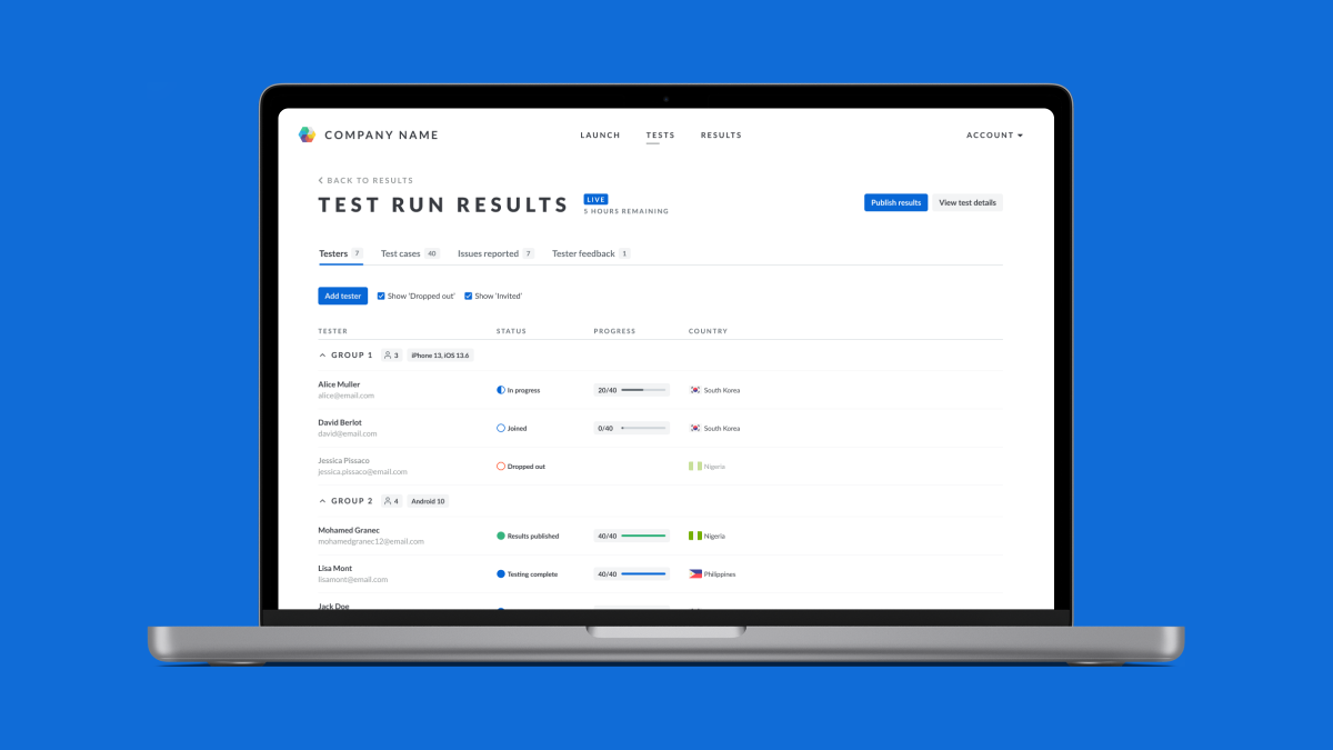 How I designed a testing platform that increased efficiency by 35%