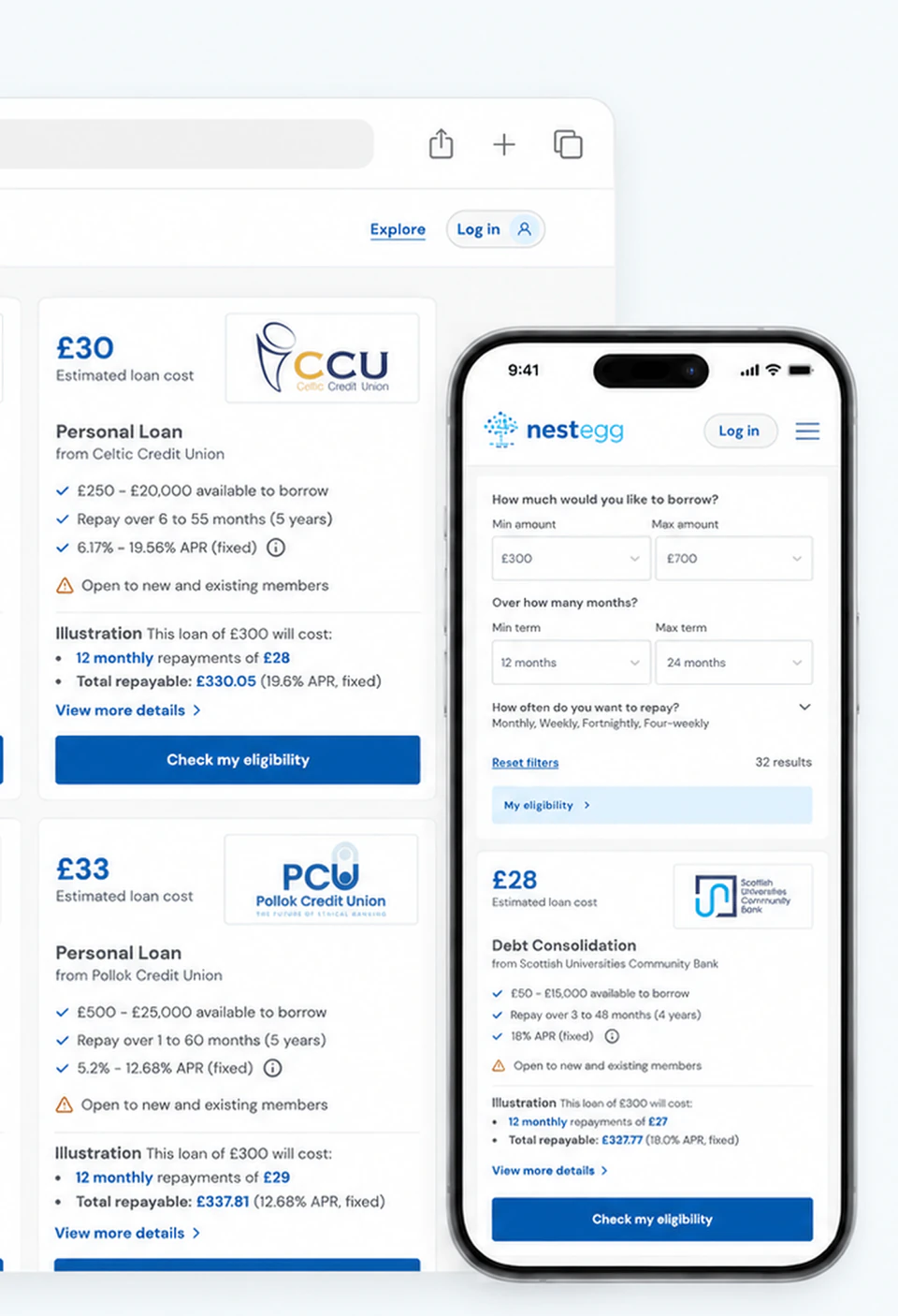 Loan Search Experience